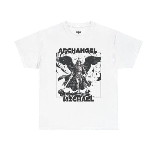 Archangel Michael Graphic Tee - Spiritual Comfort, Fear Not Design, Unisex Cotton Shirt, Casual Everyday Wear, Gift for Believers